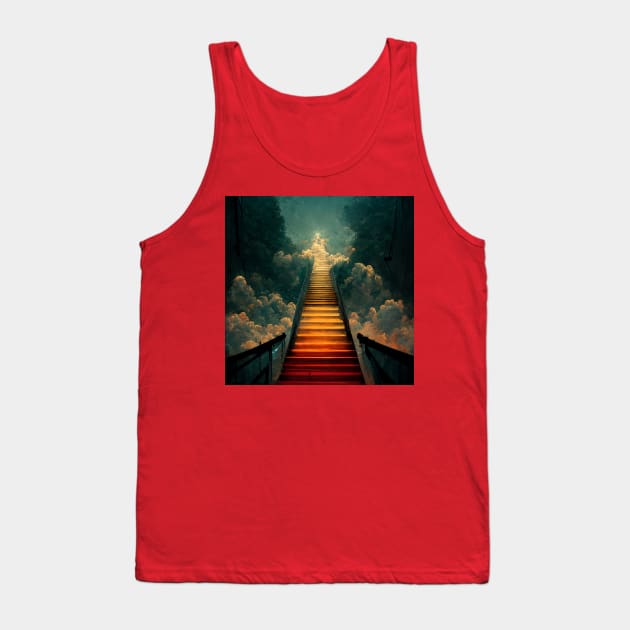 Stairway to Heaven Tank Top by orange-teal